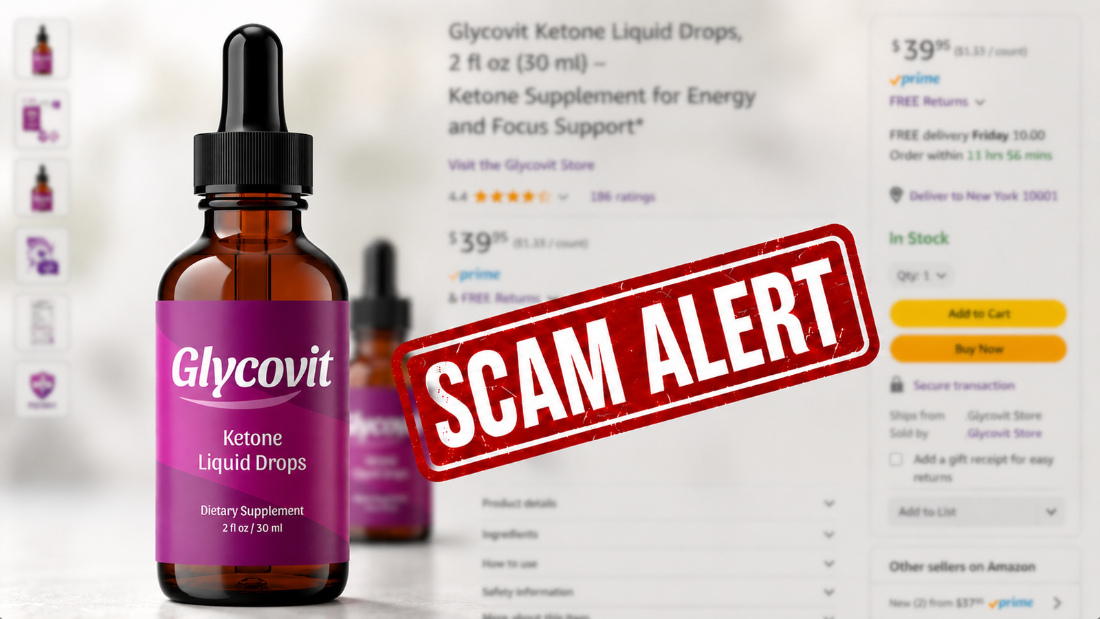 Fake Glycovit scam alert